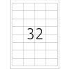 Štítky Premium A4, biely 48,3x33,8 mm matný papier 320 ks.