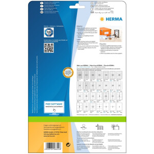 Štítky Premium A4, biely papier 70x37 mm matný 240 ks.