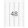 Štítky A4 žlté 45,7x21,2 mm papier matný 960 ks.