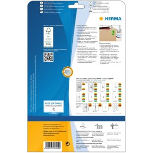 Štítky HERMA A4 zelené 210x297 mm papier matný 20 kusov