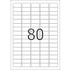 Štítky Premium A4, biely matný papier 35,6x16,9 mm 2000 ks.