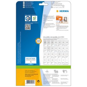 Štítky Premium A4, biely papier 105x42,3 mm...