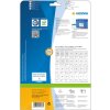 HERMA Etikety Premium A4, biely papier 210x297 mm matný 25 ks.