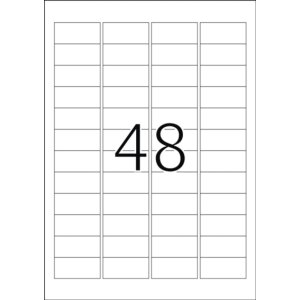 Typ štítkov A4 strieborná 45,7x21,2...