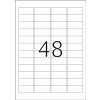 Typ štítkov A4 strieborná 45,7x21,2 mm extrémne silná lepiaca fólia matná 1200 ks.