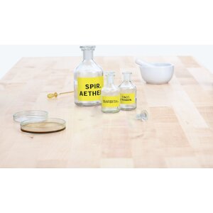 Štítky A4 neónovo žlté 210x297 mm papier matný 20 ks.