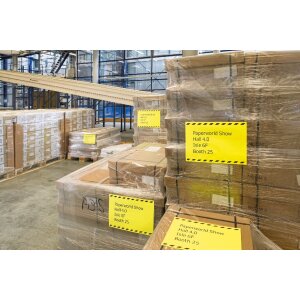 Štítky A4 neónovo oranžové 210x297 mm papier matný 20 ks.