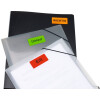Štítky A4 neónovo žlté Ø 60 mm okrúhly papier matný 240 ks.