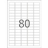 Štítky A4 biele 35,6x16,9 mm extrémne silný lepiaci papier matný 2000 ks.
