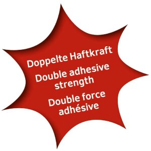 Štítky A4 biele 63,5x29,6 mm extrémne silný lepiaci papier matný 675 ks.