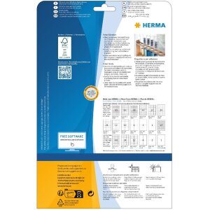 Štítky A4 biele 63,5x29,6 mm...
