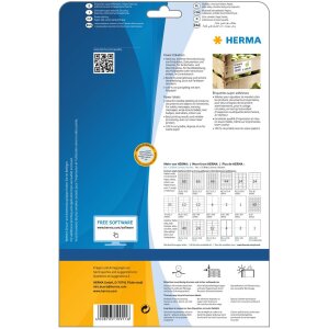 Štítky A4 biele 210x297 mm extrémne...