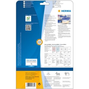 Etikety do mrazničky A4 biele 66x33,8 mm matný papier 600 ks.