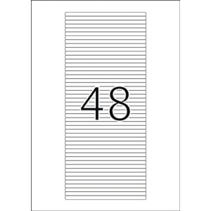 Štítky HERMA na krabice na CD A4 biele...