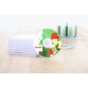 Štítky HERMA na CD A4 biele Ø 116 mm matný papier 50 ks.