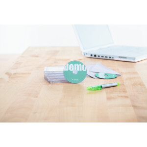 HERMA CD etikety mini A4 biely Ø 78 mm papier matný nepriehľadný 60 ks.