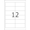Opravné štítky na obálku A4 biely 96,5x42,3 mm matný papier nepriehľadný 300 ks.