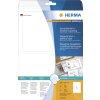 Expedičný štítok+dodací list A4 biely 182x130 mm papier matný nepriehľadný 25 ks.