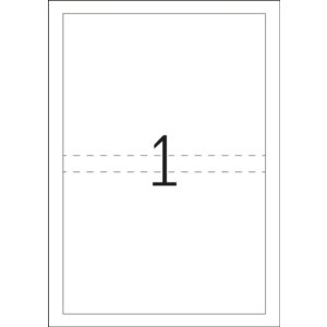DVD vložka A4 biela 273x183 mm kartón...