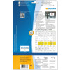 HERMA etikety A4 biela 190x275 mm extrémne silná lepiaca fólia matná 25 ks