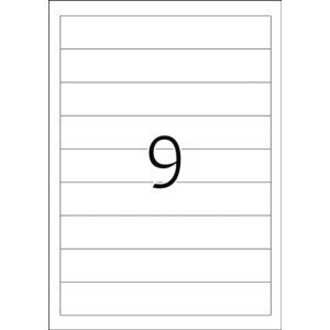 Hrebeňové štítky s klipom A4 biele...