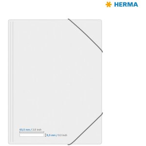 Štítky A4 biele 63,5x8,5 mm Pohyblivý snímateľný papier matný 2400 ks.