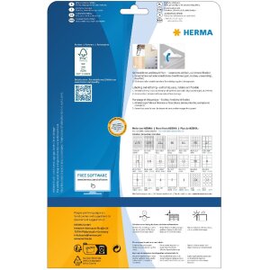 Etikety A4 biela 96x16,9 mm Pohyblivý...