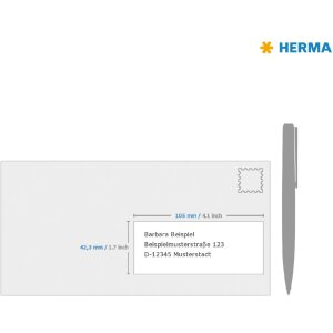 Etikety A4 biela 105x42,3 mm Pohyblivý snímateľný papier matný 350 ks.