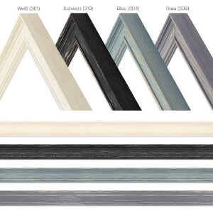 Drevený rám H470 sivý 20x28 cm normálne sklo