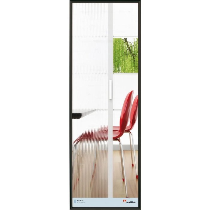 Plastový rám Galeria 30x90 cm čierny
