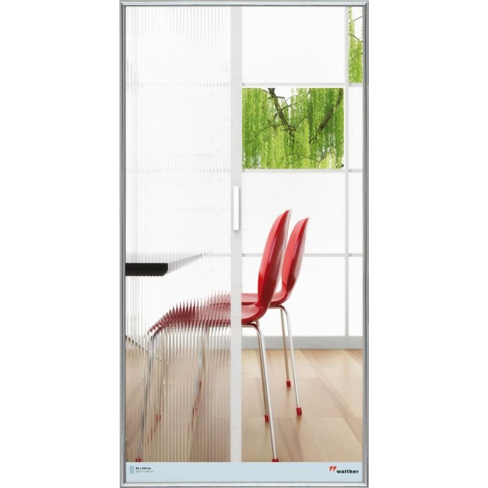 Galeria plastový rám 50x100 cm strieborný