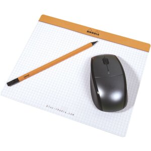 Podložka pod myš Rhodia, 19x23cm, 30 listov, 80g,...
