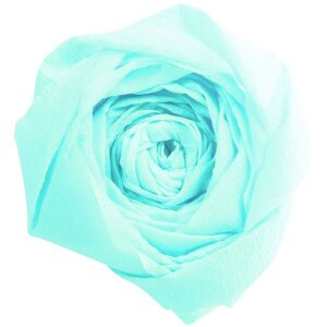 10 listov krepového papiera 250x50 cm tyrkysovej...