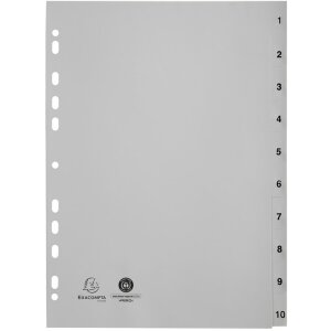 Register DIN A4 s 10 záložkami