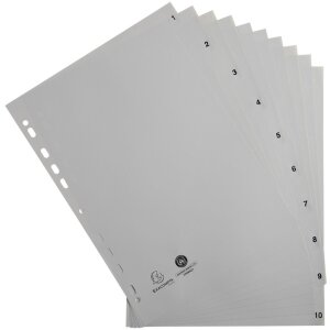 Register DIN A4 s 10 záložkami