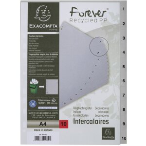 Register DIN A4 s 10 záložkami