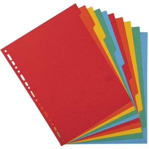 Register DIN A4 s 10 záložkami