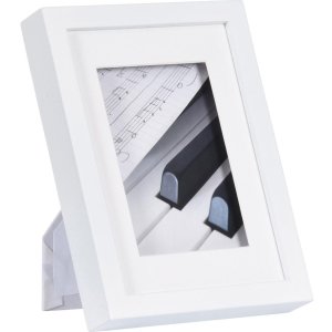 Drevený rám na obrazy Henzo Piano 15x20 cm biely
