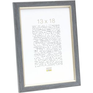 Plastový rám S46A sivomodrý 13x18 cm