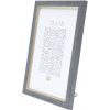 Plastový rám S46A sivomodrý 13x18 cm