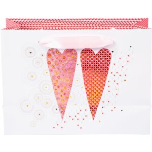 Goldbuch darčeková taška Hearts medium 18x25x10 cm