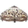 Sklenené tienidlo LumiLamp Tiffany Dragonfly 49x28 cm