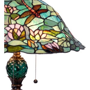 Stolná lampa Tiffany 47x60 cm - farebná