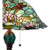 Stolná lampa Tiffany 47x60 cm - farebná