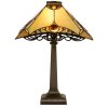 Stolná lampa Tiffany Ø 50x49 cm prírodná farebná