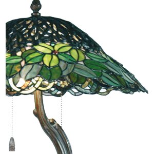 Stolná lampa Tiffany Ø 47x58 cm zelená farebná