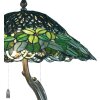 Stolná lampa Tiffany Ø 47x58 cm zelená farebná