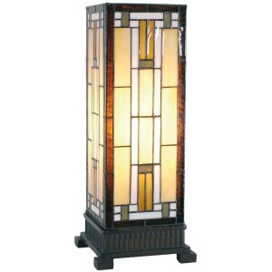 5LL-5445 Stolová lampa Tiffany 18x45 cm...