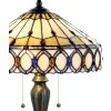Stolová lampa Tiffany Ø 40x58 cm prírodná farebná