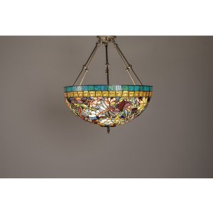 LumiLamp 5LL-5517 Závesná lampa Tiffany...